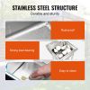 Stainless Steel Utility Sink, 1 Compartment Free Standing Small Sink Include Faucet & legs, 16 x 13 x 8.7 in Commercial Single Bowl Sinks for Garage