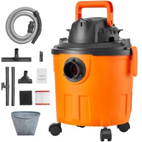 Shop Vacuum Wet And Dry, 5 Gallon 6 Peak HP Wet/Dry Vac, Powerful Suction with Blower Function with Attachments 2-in-1 Crevice Nozzle