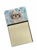 Fawn Pekingese Coworker Watercolor Sticky Note Holder Refillable Dispenser Desk Accessory 3x3 Pad Gift