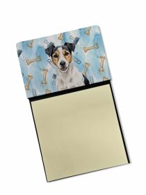 Parson Russell Terrier Coworker Watercolor Sticky Note Holder Refillable Dispenser Desk Accessory 3x3 Pad Gift