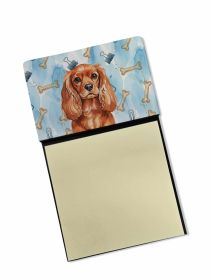Ruby English Toy Spaniel Coworker Watercolor Sticky Note Holder Refillable Dispenser Desk Accessory 3x3 Pad Gift