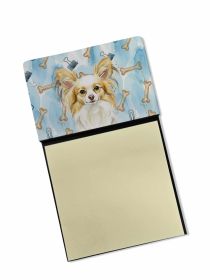 Lemon and White Papillon Coworker Watercolor Sticky Note Holder Refillable Dispenser Desk Accessory 3x3 Pad Gift