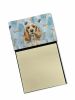 Lemon Roan English Cocker Spaniel Coworker Watercolor Sticky Note Holder Refillable Dispenser Desk Accessory 3x3 Pad Gift