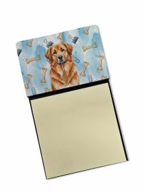 Red Leonberger Coworker Watercolor Sticky Note Holder Refillable Dispenser Desk Accessory 3x3 Pad Gift