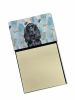 Black English Cocker Spaniel Coworker Watercolor Sticky Note Holder Refillable Dispenser Desk Accessory 3x3 Pad Gift