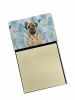 Fawn Mastiff Coworker Watercolor Sticky Note Holder Refillable Dispenser Desk Accessory 3x3 Pad Gift