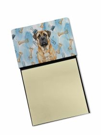 Fawn Mastiff Coworker Watercolor Sticky Note Holder Refillable Dispenser Desk Accessory 3x3 Pad Gift