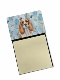 Blenheim Cavalier Spaniel Coworker Watercolor Sticky Note Holder Refillable Dispenser Desk Accessory 3x3 Pad Gift