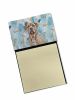 Isabella Dogue de Bordeaux Coworker Watercolor Sticky Note Holder Refillable Dispenser Desk Accessory 3x3 Pad Gift