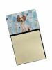 Liver and White Brittany Coworker Watercolor Sticky Note Holder Refillable Dispenser Desk Accessory 3x3 Pad Gift