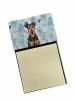 Airedale Terrier Coworker Watercolor Sticky Note Holder Refillable Dispenser Desk Accessory 3x3 Pad Gift