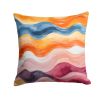 Lesbian Pride Throw Pillow Machine Washable, Indoor Outdoor Decorative Pillow for Couch, Bed or Patio, 18Hx18W