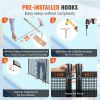 Pool Fence, 4 x 72 FT Pool Fences for Inground Pools, Removable Child Safety Pool Fencing, Easy DIY Installation Swimming Pool Fence