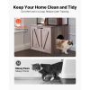 Cat Litter Box Enclosure Furniture, 23.6 in Hidden Litter Box Cabinet with Storage Shelves, Modern Style, Waterproof Cat Washroom Side Table Cat House