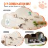 Wall Mounted Cat Shelves, Cat Wall Shelves and Perches with Jumping Boards, Nest, Barrier Board & Cat Tree