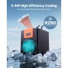 Aquarium Chiller 52 Gallon, 1/10 HP Water Chiller for Hydroponics, Fast Cooling for Fish Tank,Axolotl,Coral Reef,Quiet Refrigeration Compressor