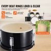 Kids Drum Set, 5-Piece, 16 in Beginner Full Drum Set with Bass Toms Snare Floor Drum Adjustable Throne Cymbal Hi-Hat Pedal and Two Pairs of Drumsticks