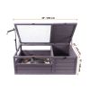 Tortoise Habitat, Wooden Tortoise House Indoor & Outdoor, Tortoise Enclosure with Adjustable Lamp Holder