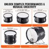 Kids Drum Set, 5-Piece, 16 in Beginner Full Drum Set with Bass Toms Snare Floor Drum Adjustable Throne Cymbal Hi-Hat Pedal and Two Pairs of Drumsticks