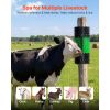 Livestock Scratching Brush, 1PC Goat Scratcher Brush Post with 4 Screws, 16.9" x 7.5" Cow Scratcher for Back Itch Relief