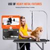 Pet Grooming Table Arm with Clamp, 36''x24'' Dog Grooming Station, Foldable Pets Grooming Stand for Medium and Small Dogs
