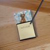 Chesapeake Bay Retriever Coworker Watercolor Sticky Note Holder Refillable Dispenser Desk Accessory 3x3 Pad Gift