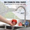 Stainless Steel Utility Sink, 1 Compartment Free Standing Small Sink Include Faucet & legs, 16 x 13 x 8.7 in Commercial Single Bowl Sinks for Garage