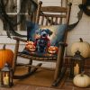 Weimaraner Puppy Halloween Throw Pillow Machine Washable, Indoor Outdoor Decorative Pillow for Couch, Bed or Patio, 18Hx18W