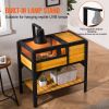 Tortoise Habitat, Wooden Tortoise House Indoor & Outdoor, Tortoise Enclosure with Light Stand