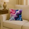 Genderfluid Pride Throw Pillow Machine Washable, Indoor Outdoor Decorative Pillow for Couch, Bed or Patio, 18Hx18W