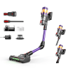 PSV22-7P  Silent Powerful Vacuum Cleaner-DC Wireless Vacuuming for Cars/Sofas/Carpets/Curtains/Mattresses/Vacuum Cleaning with 7-Battery Power Supply.
