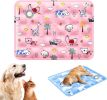 120*70cm Dog Cooling Mat, 2026 New Summer Pet Mats, Portable Pet Cooling Pad for Travel, Washable Gel Coolings Mat for Dogs and Cats Indoor Outdoor
