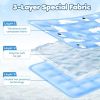 90*60cm Dog Cooling Mat, 2026 New Summer Pet Mats, Portable Pet Cooling Pad for Travel, Washable Gel Coolings Mat for Dogs and Cats Indoor Outdoor
