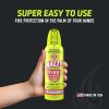 HALT! Handheld Fire Fighting Foam Spray – Non-Toxic, Easy to Use, Store, and Find in Emergency – Compact & Portable – Ideal for Home, Kitchen