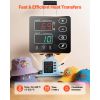 Hat Heat Press Machine, with 2 Interchangeable Platens and Caps Stretcher, Precise Temperature & Time Control, Heat Press for Hats and Caps