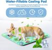 120*70cm Dog Cooling Mat, 2026 New Summer Pet Mats, Portable Pet Cooling Pad for Travel, Washable Gel Coolings Mat for Dogs and Cats Indoor Outdoor